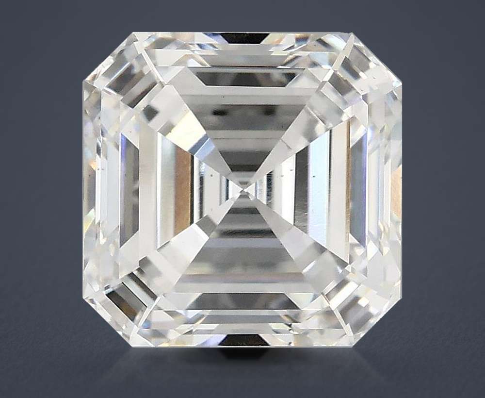 4.08ct E VS2 Rare Carat Ideal Cut Asscher Lab Grown Diamond