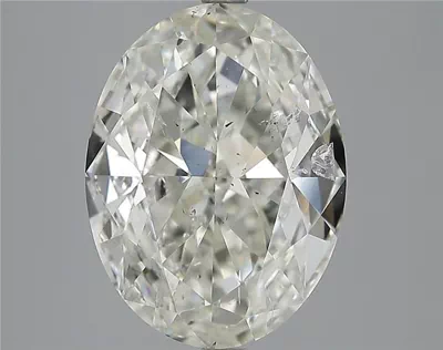 5.01ct J SI2 Very Good Cut Oval Diamond