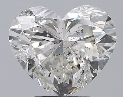 4.01ct G SI2 Rare Carat Ideal Cut Heart Diamond