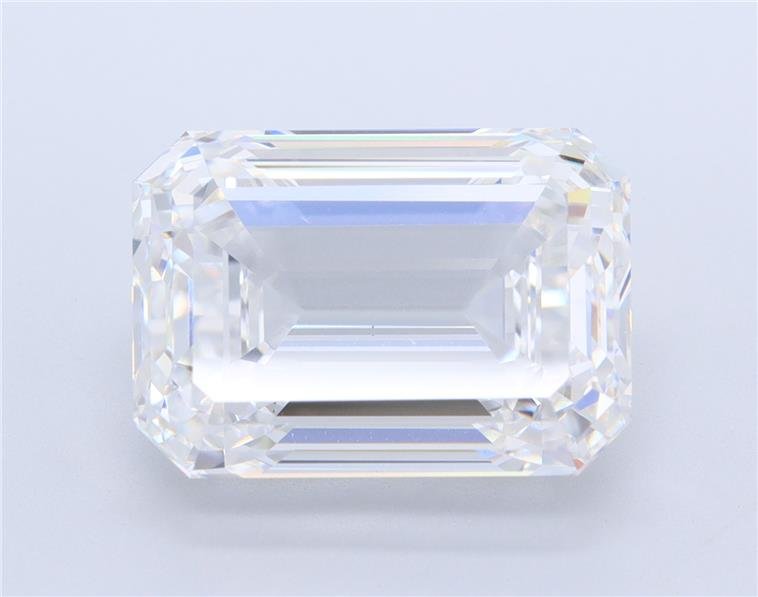 8.02ct E VVS2 Rare Carat Ideal Cut Emerald Lab Grown Diamond
