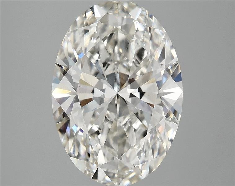 3.09ct H VS2 Rare Carat Ideal Cut Oval Lab Grown Diamond