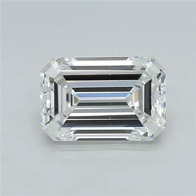 2.01ct E VS2 Rare Carat Ideal Cut Emerald Lab Grown Diamond