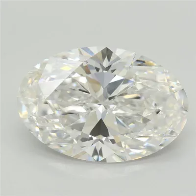 5.58ct E VVS2 Rare Carat Ideal Cut Oval Lab Grown Diamond