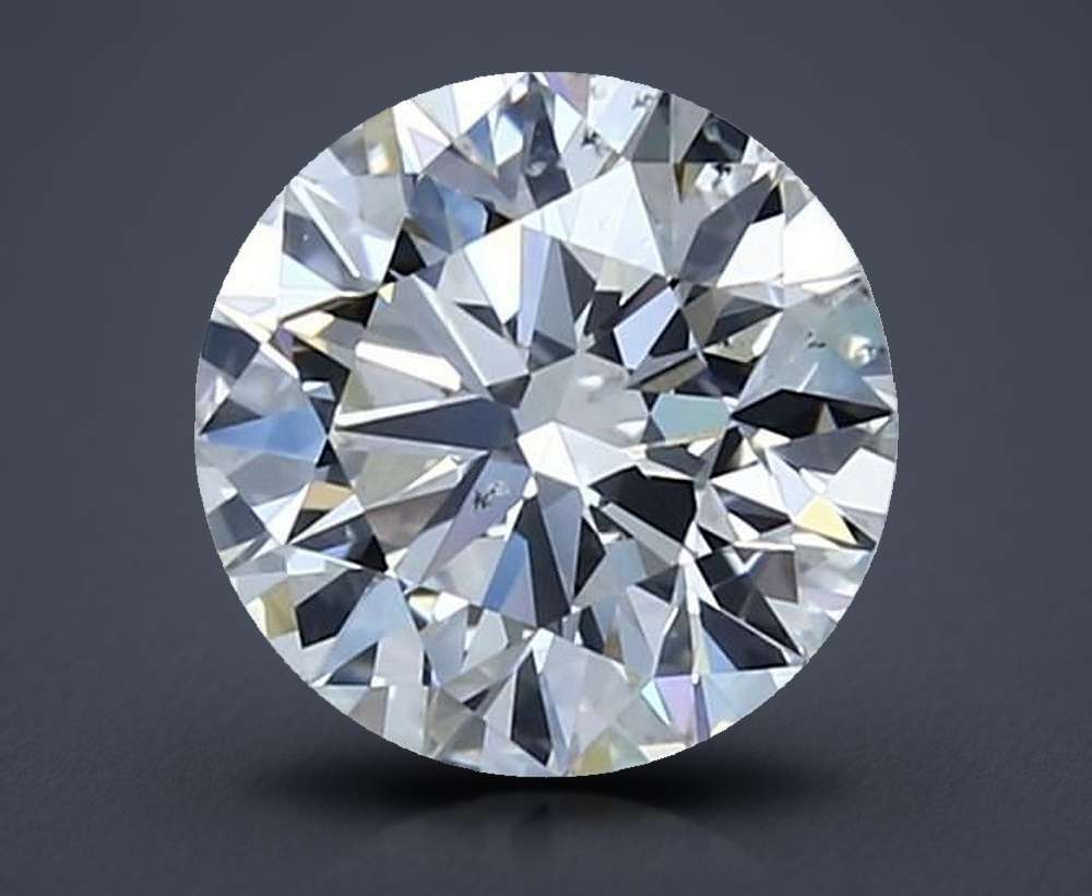 1.73ct I SI1 Rare Carat Ideal Cut Round Diamond