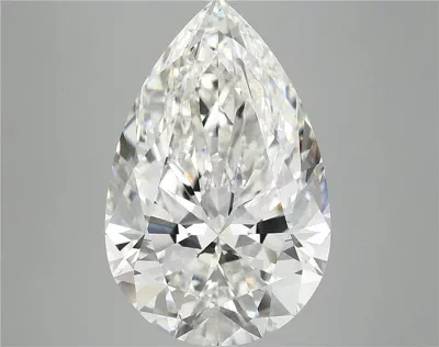 10.15ct F VVS2 Rare Carat Ideal Cut Pear Lab Grown Diamond