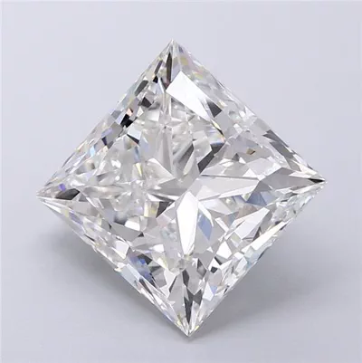 5.22ct F VS1 Rare Carat Ideal Cut Princess Lab Grown Diamond