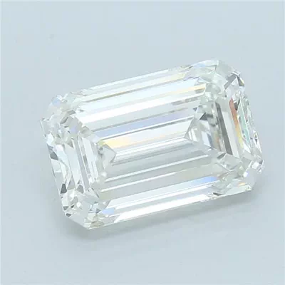 7.22ct G VVS2 Rare Carat Ideal Cut Emerald Lab Grown Diamond