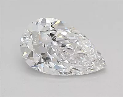 0.64ct D VVS2 Rare Carat Ideal Cut Pear Lab Grown Diamond