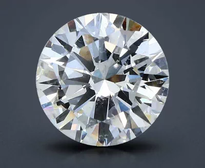 5.04ct H SI1 Rare Carat Ideal Cut Round Diamond