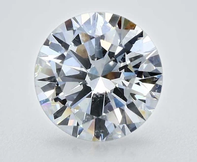 5.04ct H SI1 Rare Carat Ideal Cut Round Diamond