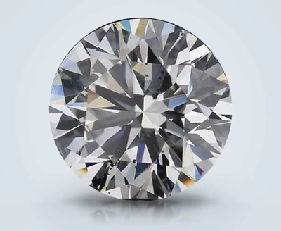 3.36ct D SI2 Rare Carat Ideal Cut Round Diamond