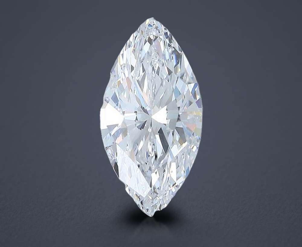 3.03ct D SI1 Very Good Cut Marquise Diamond