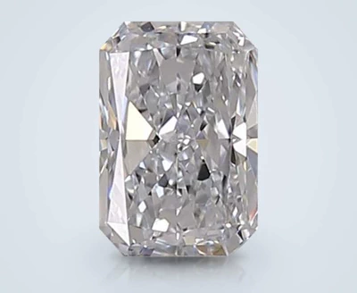 0.61ct E IF Rare Carat Ideal Cut Radiant Lab Grown Diamond