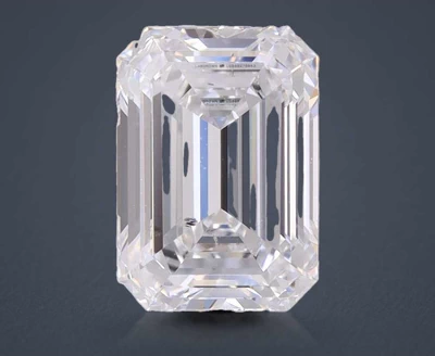 1.56ct D SI1 Rare Carat Ideal Cut Emerald Lab Grown Diamond