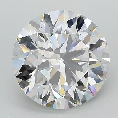 4.51ct F SI1 Rare Carat Ideal Cut Round Lab Grown Diamond