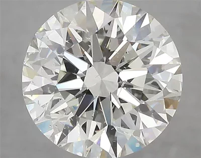 3.72ct K SI2 Rare Carat Ideal Cut Round Diamond