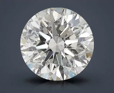 3.72ct K SI2 Rare Carat Ideal Cut Round Diamond