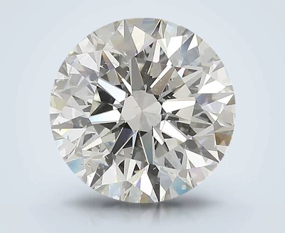 3.72ct K SI2 Rare Carat Ideal Cut Round Diamond