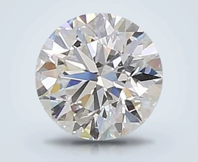 0.53ct E VVS2 Rare Carat Ideal Cut Round Diamond