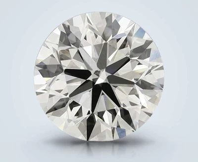 3.16ct H VVS2 Excellent Cut Round Lab Grown Diamond