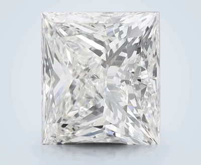 5.04ct F VS1 Rare Carat Ideal Cut Princess Lab Grown Diamond