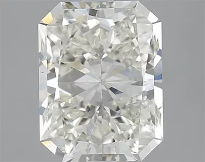 2.51ct K VS2 Rare Carat Ideal Cut Radiant Diamond