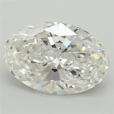 6.31ct E VS2 Rare Carat Ideal Cut Oval Lab Grown Diamond
