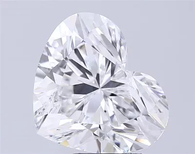 6.10ct E VVS2 Rare Carat Ideal Cut Heart Lab Grown Diamond