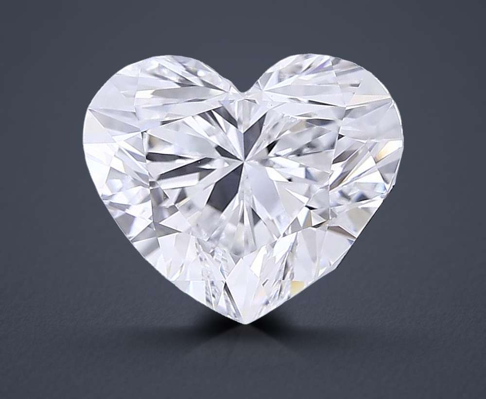 6.10ct E VVS2 Rare Carat Ideal Cut Heart Lab Grown Diamond