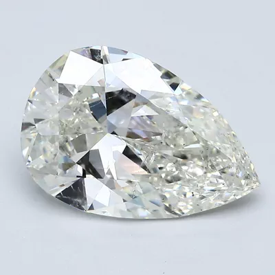 4.71ct K SI2 Excellent Cut Pear Diamond