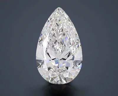15.54ct F VVS2 Rare Carat Ideal Cut Pear Lab Grown Diamond