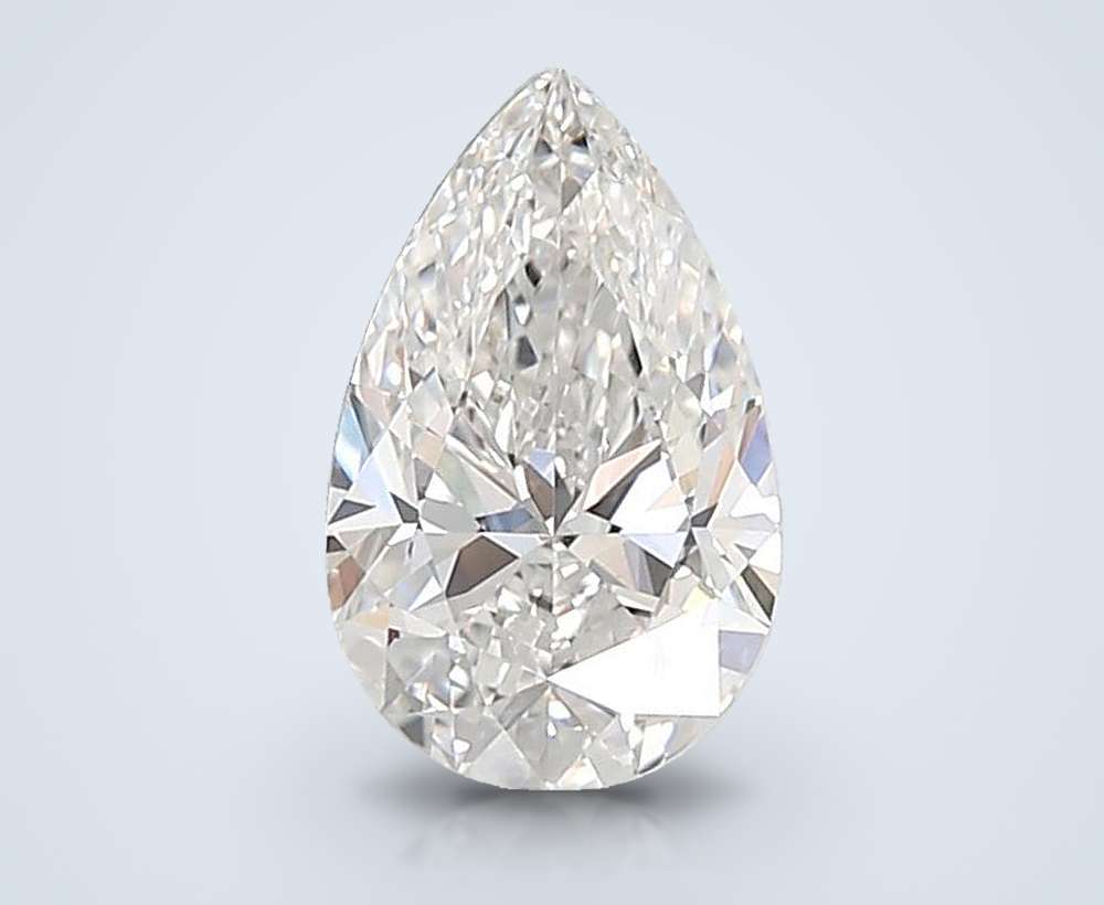 1.59ct E VVS2 Rare Carat Ideal Cut Pear Lab Grown Diamond