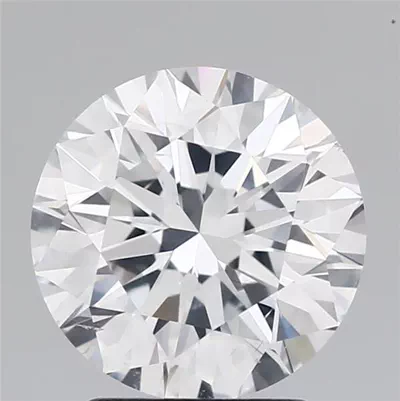 2.27ct D SI2 Rare Carat Ideal Cut Round Diamond