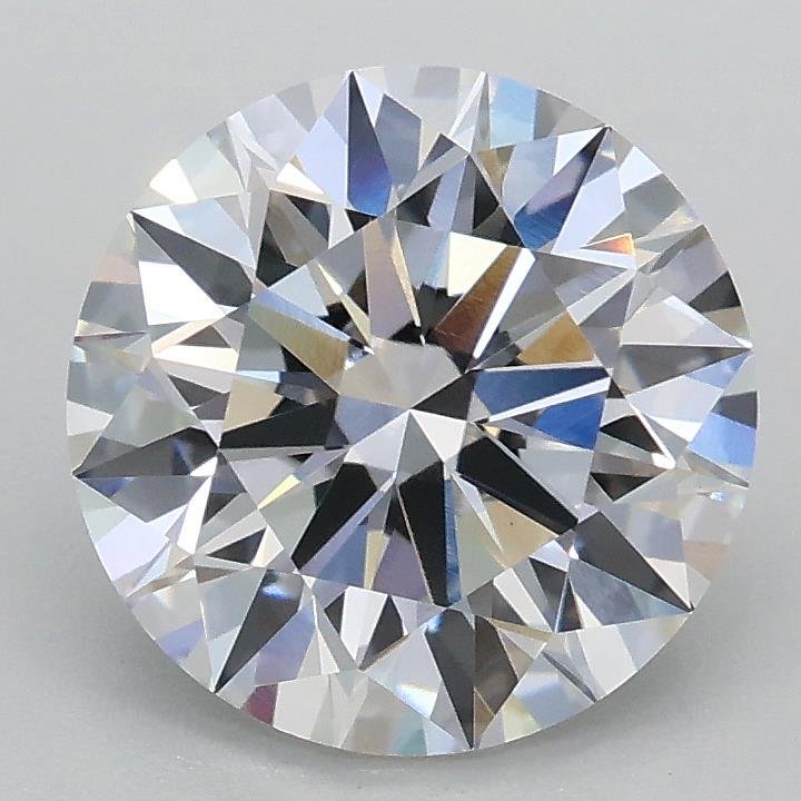 2.07ct D VVS2 Rare Carat Ideal Cut Round Lab Grown Diamond