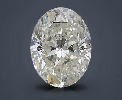 4.00ct J SI2 Rare Carat Ideal Cut Oval Diamond