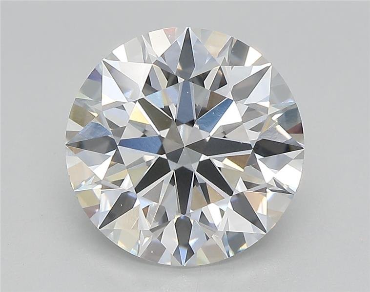 3.08ct E VVS1 Rare Carat Ideal Cut Round Lab Grown Diamond