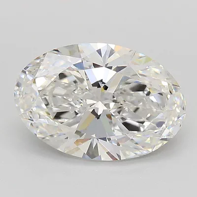 2.76ct E VVS2 Rare Carat Ideal Cut Oval Lab Grown Diamond