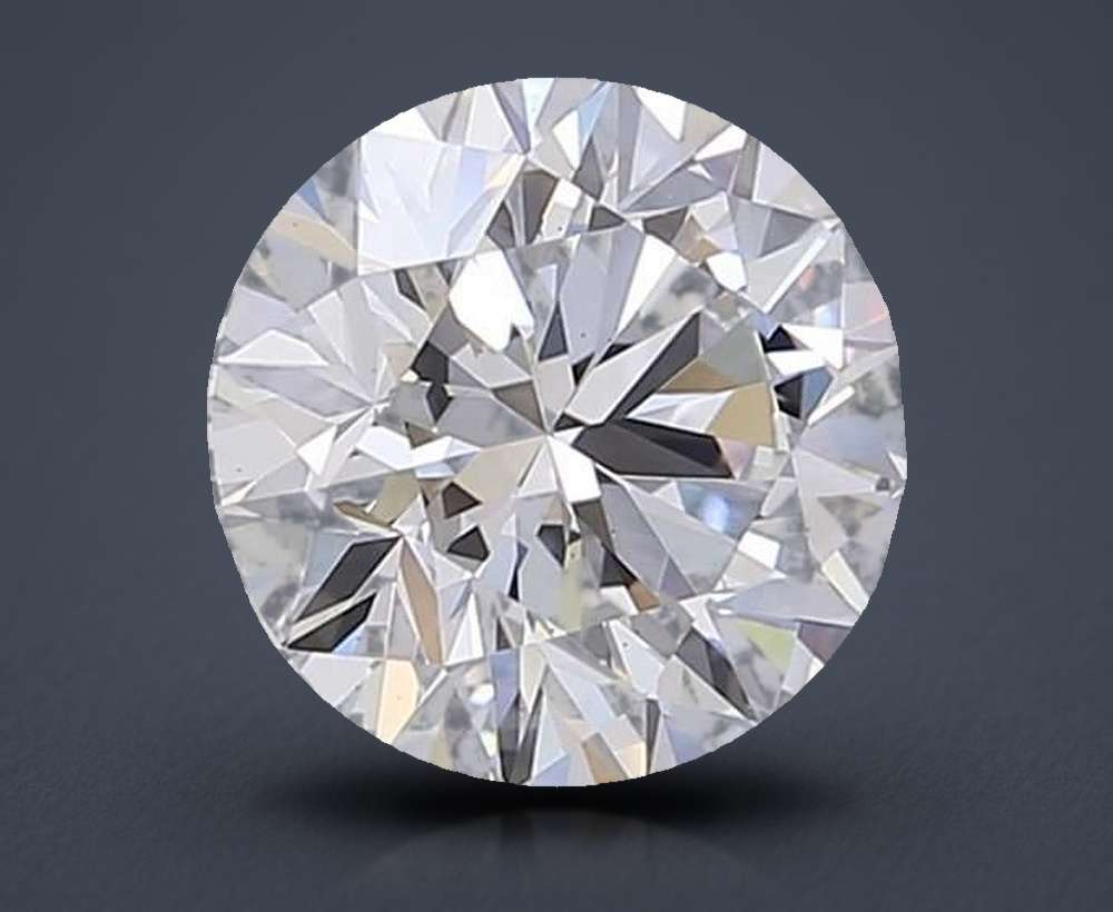 2.02ct D VS2 Rare Carat Ideal Cut Round Lab Grown Diamond