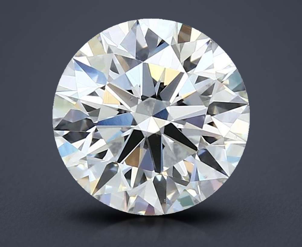 2.41ct I VS2 Rare Carat Ideal Cut Round Diamond