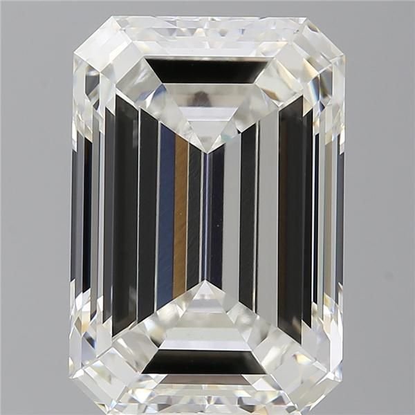 14.59ct F VVS2 Rare Carat Ideal Cut Emerald Lab Grown Diamond