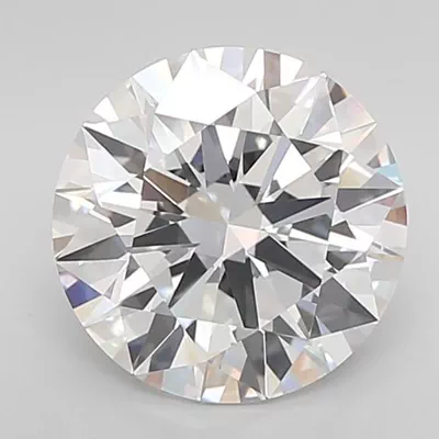 3.26ct E VVS2 Rare Carat Ideal Cut Round Lab Grown Diamond