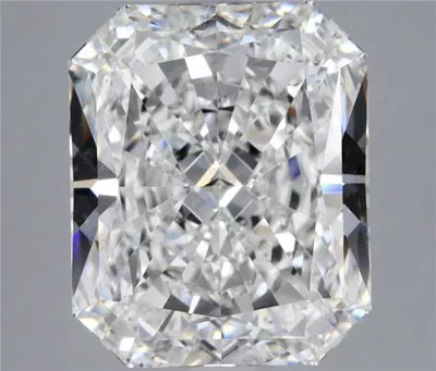 4.23ct E SI1 Rare Carat Ideal Cut Radiant Diamond