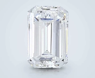 0.77ct D VS2 Very Good Cut Emerald Diamond