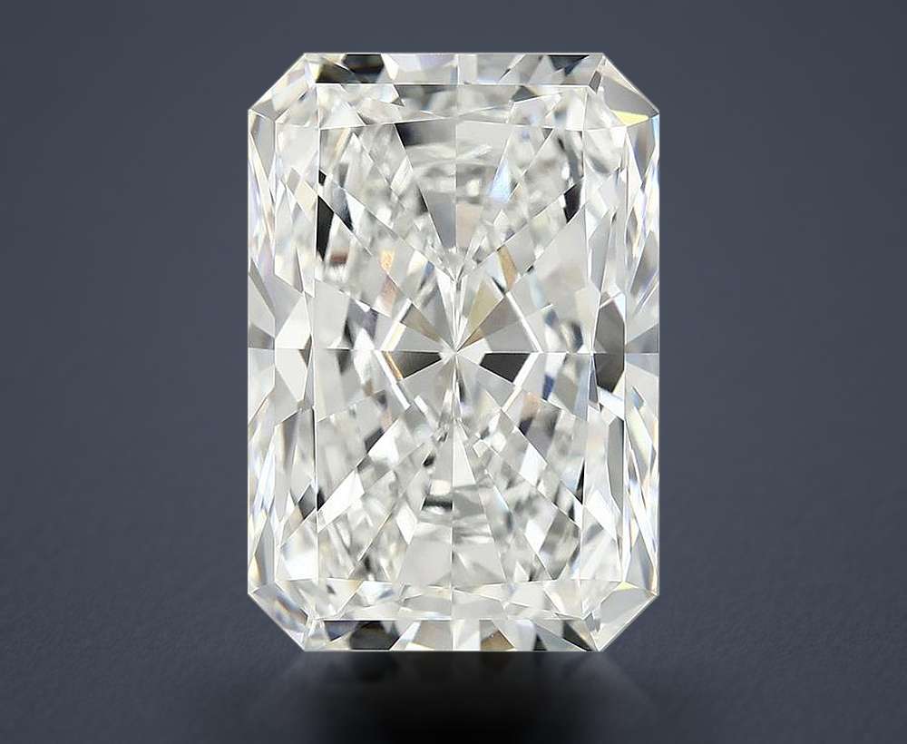 10.58ct F VVS2 Rare Carat Ideal Cut Radiant Lab Grown Diamond