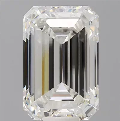 14.59ct F VVS2 Rare Carat Ideal Cut Emerald Lab Grown Diamond