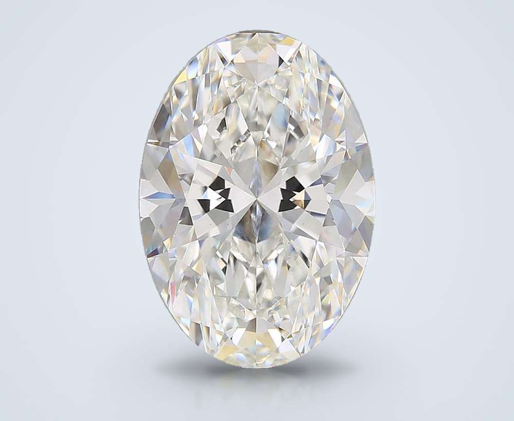 10.10ct F VS1 Rare Carat Ideal Cut Oval Lab Grown Diamond