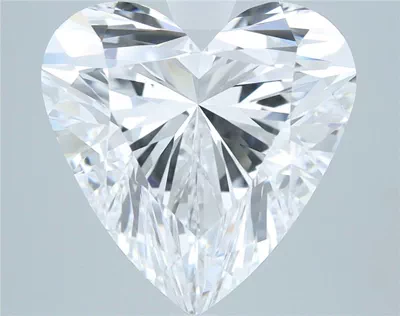 6.01ct D IF Rare Carat Ideal Cut Heart Diamond