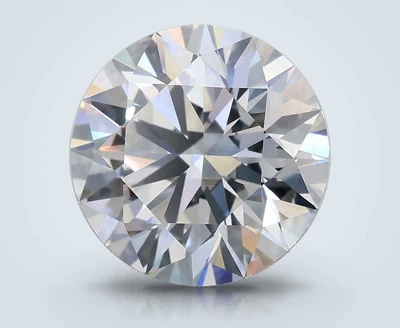3.09ct E VVS2 Rare Carat Ideal Cut Round Lab Grown Diamond