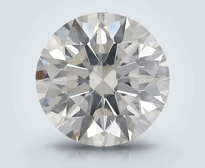 3.97ct J SI1 Rare Carat Ideal Cut Round Diamond