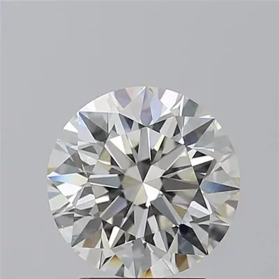 2.71ct H VS2 Rare Carat Ideal Cut Round Diamond